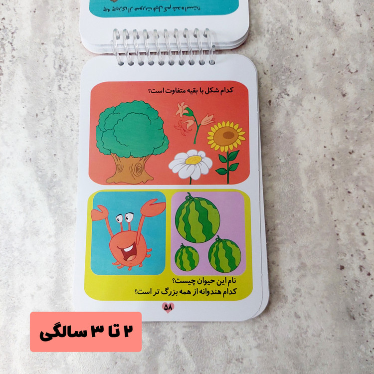 کتاب ۲۰۰ لقمه هوش ۲ تا ۳ سالگی