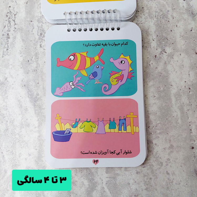 کتاب ۲۰۰ لقمه هوش ۳ تا ۴ سالگی