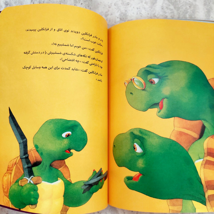 کتاب فرانکلین شلخته است