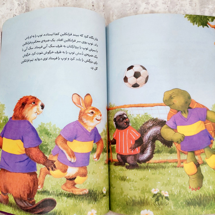 کتاب فرانکلین فوتبال بازی می کند