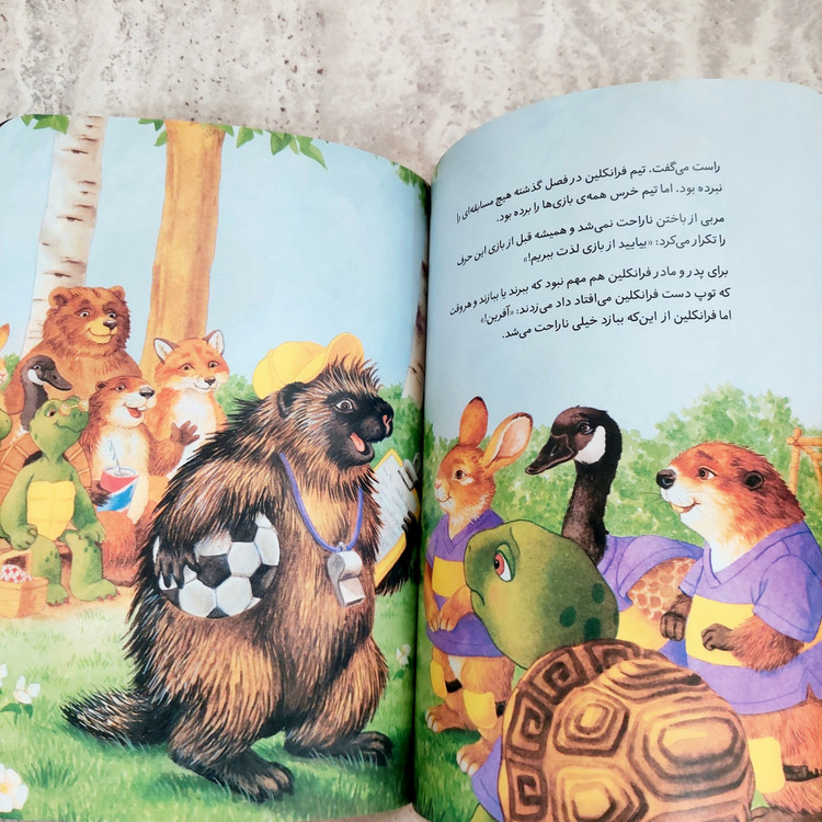کتاب فرانکلین فوتبال بازی می کند