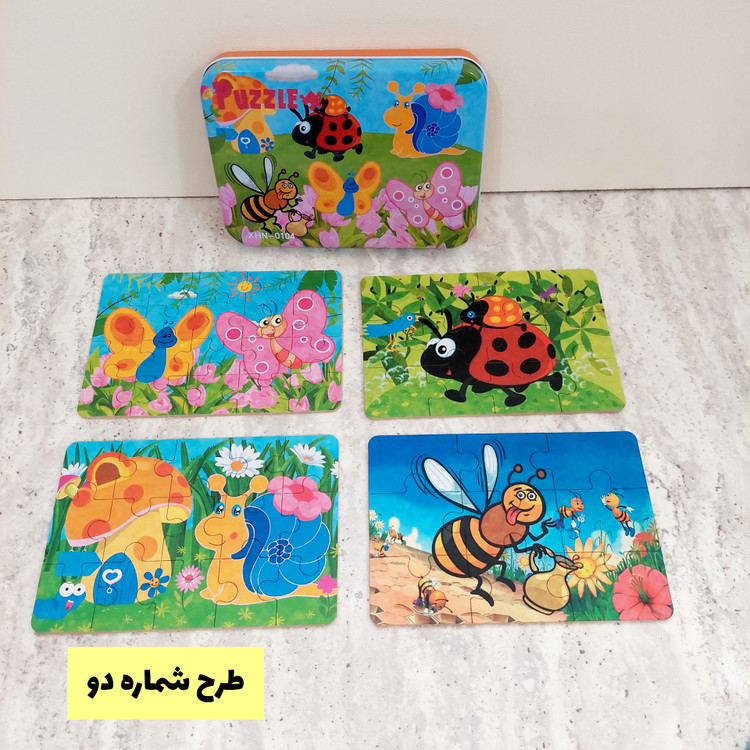 پازل جعبه فلزی ۴ در ۱