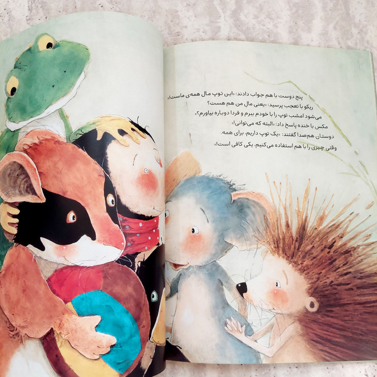 کتاب"یک توپ برای همه"