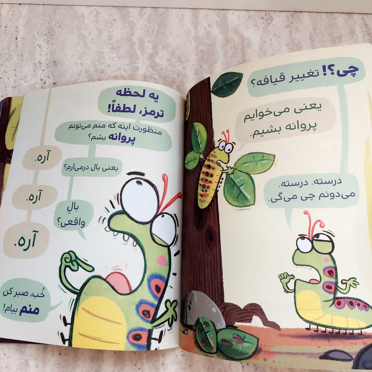 کتاب"کرم ابریشمی که خیلی عجله داشت"