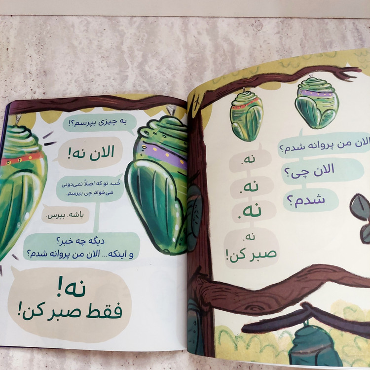 کتاب"کرم ابریشمی که خیلی عجله داشت"